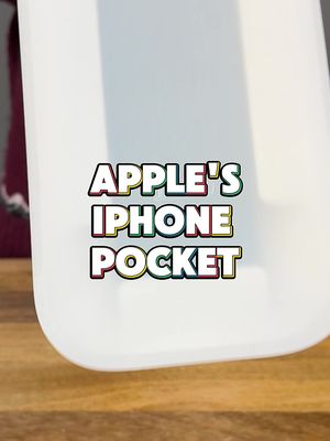 Just throwing around our $150 phone pocket like it’s nothing…😝 #iphonepocket #applepocket #iphonesock #iphonesccessories #newappleproduct  