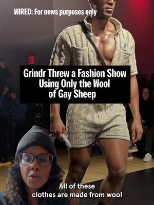 Around 1 in 12 male sheep, or rams, are gay—a phenomenon that’s been documented by scientists throughout the 21st century. Rams and female sheep, or ewes, are usually kept separate until breeding season, where rams are expected to mate with up to 50 ewes. Those that refuse and instead exhibit homosexual behaviour are typically sent to slaughter. When German farmer Michael Stücke, who is gay, found out about this, he started a sanctuary for gay sheep called Rainbow Wool. Wool from Stücke’s gay rams were used in a campy knitwear fashion show called I Wool Survive in New York City this week, hosted by dating app Grindr. The looks, designed by Michael Schmidt, who has worked with Beyonce and Taylor Swift, were inspired by classic gay archetypes, including a firefighter, a lumberjack, and a pizza delivery man. Grindr describes the event as the “world’s first truly gay fashion collection.” The collection will be touring at Pride events in 2026.