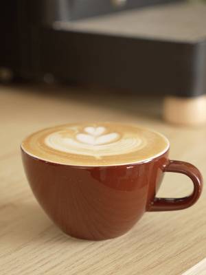 Step by step how I steam milk for latte art! #coffee 