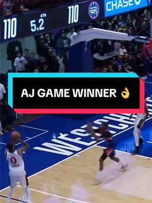 Clutch 3 from AJ to seal the WIN #raptors905 #nbagleague #AJLawson 
