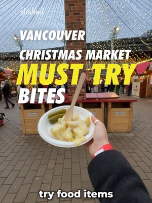 This iconic Vancouver holiday event is back with some must-trys when you visit this season 🎄 😋 📅 Open until Dec. 24 📍 Jack Poole Plaza, Vancouver 🎟️ Various prices, purchase online 🎥 🎙️ 💻 @chelseydevito 🎥 Marco Ovies What would you try first? 😋 #christmasmarket #holidayseason #dishedvan #yvrfoodie
