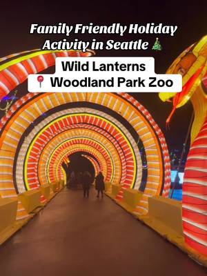 Add this to your PNW Holiday Bucket List: Experience Wild Lanterns at Woodland Park Zoo! 🐘 Woodland Park Zoo in Seattle 📍 5500 Phinney Ave N, Seattle, WA 98103 We kicked off our night at a Snow Globe inside Wild Lanterns. And after snacking on our family charcuterie board and drinking hot chocolate, we got to experience Wild Lanterns for the first time. We got lucky and the rain stopped while we walked down the different paths illuminated by various lantern animals.  I love that this was a family friendly holiday activity in Seattle. We brought our stroller for our 2 year old and he also loved the experience!  Share this with a friend or family who would love Wild Lanterns at Woodland Park Zoo this holiday season!  #woodlandparkzoo #holidayactivities #seattletiktok #seattlewashington #christmastime 