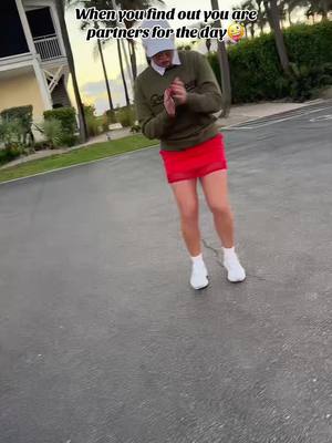 ❤️🖤❤️ @HadleyWalts giving me dance lessons😂😂😂  #fyp #foryou #golftiktok #golfgirls #goodgood 