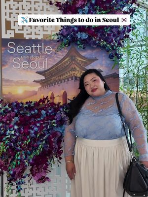 #alaakairpartner ✈️ Flying Seattle to Seoul nonstop with @Alaska Airlines? Consider this your insider guide 📝  After 4 trips in 2 years, here are the experiences that truly made every visit unforgettable and I’d do them all again in a heartbeat. Which one are you adding to your bucket list first? 👀👇 ✨ Take a K-pop dance class  🎨 Get a color analysis  💄 Glam with a Korean celeb makeup artist and book photoshoot  🔥 Eat the most authentic KBBQ  🎤 Sing karaoke 👑 Rent a hanbok and visit a palace  🌅 Catch the sunset over the Han River (worth going to Nodeul Island) 💆‍♀️ Treat yourself to skin treatments in Korea 🛍️ Shop! Especially for things we can’t find back home!  Save for your next Korea trip!  #seoultrip #seoulkorea #korea #koreatrip   