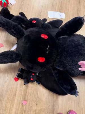 Our Bear Builders only keep the essentials in their aprons... Get your own essential Mothman, now back online in all 3 sizes, just in time for Mothman Sighting Day! Links in bio. #TheStuffYouLove #BuildABear #BuildABearWorkshop #plushiesiftiktok #mothman
