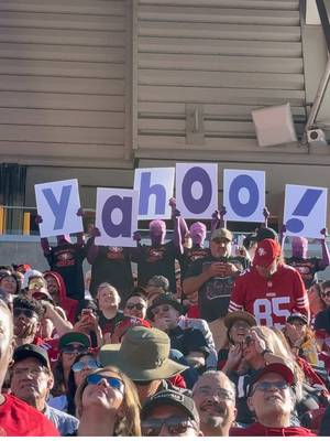 Made it on the jumbotron, sick @San Francisco 49ers 