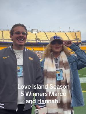 A hot new couple has entered the stadium 🏟️ @Hannah Maria @Marco Donatelli 