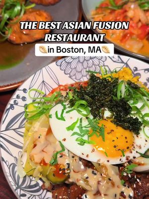 One of my favorite restaurants in South Boston! The interior is also interesting with art made by the chef #bostonfoodies #boston #asianfusion #massachusetts #bostonfood 