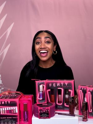 Shhhhh 🤫 We got a juicy secret, Fenty Fam! Tune in to our #CyberWeek TikTok Mega LIVE to get early access to the sweetest deals 40%+ OFF, peep Holiday exclusives & more #TikTokShop surprises!! ✨