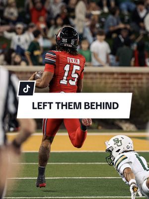 FICKLIN CAN RUN TOO 💨🔥 Byrd Ficklin breaks loose for a 67-yard touchdown @Utah Football  #Big12FB | 📺 ESPN2