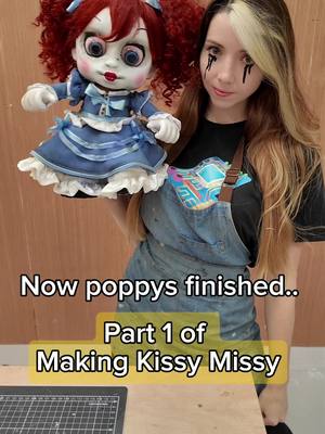 Part 1 of making Kissy Missy! - full video is out with the reveal on my YouTube! #poppyplaytime #kissymissy 