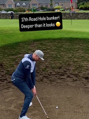 17th St Andrews road hole bunker is pretty tricky! 😉