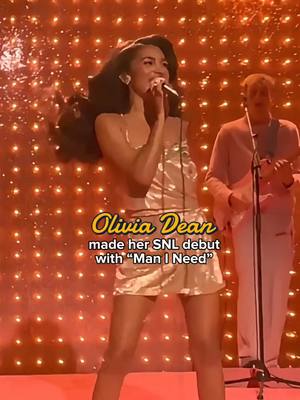 this was the saturday night (live) we needed with @Olivia Dean. 💛 #oliviadean #saturdaynightlive #SNL #manineed #theartofloving