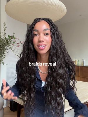 braids season is here and i’ve never been more ready!!!! #blackhairstyles #boxbraids #braidstyles 