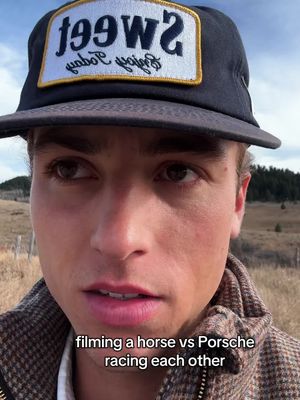 a horse vs a Porsche 