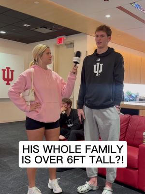 His family just breeds athletes 😂 @Gabbers  #college #indiana #indianauniversity 