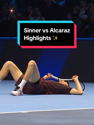 A season finale that did not disappoint ✨ #tennis #tennistv #atptour #alcaraz #sinner 