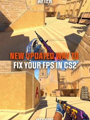 Quick updated way to fix your fps 🔥 #fnatic #cs2 #counterstrike 