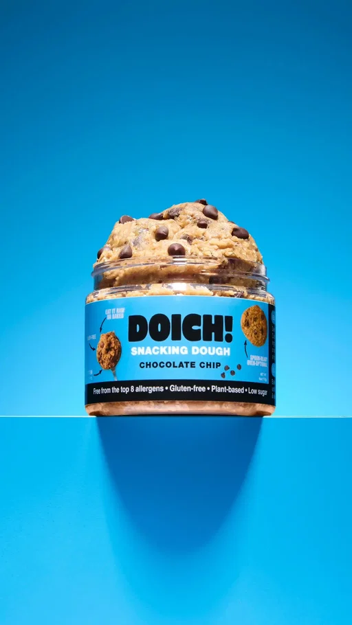It’s the same dough you know and love - just in a more snackable size, with a bolder label, and the name that finally says it all: Snacking Dough - because we’re more than cookie dough ⚡️ Grab a handful, eat it raw, or bake it up - same clean, crave-worthy formula. New look. New size. Same Doich energy! #snackingdough #doichsnackingdough #healthysnacks #rebrand
