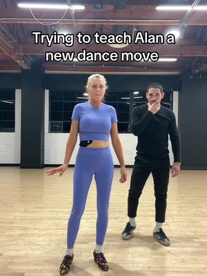 The student has become the teacher. #dwts #elainehendrix #alanbersten 