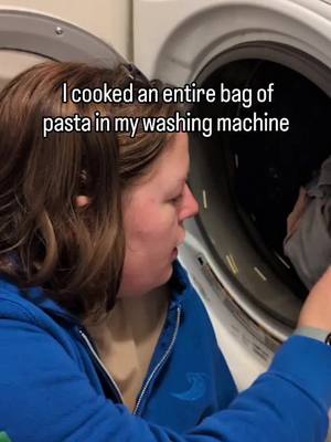 Is this fixable or did I kill our washing machine ? Also...Does this count as starching my clothes? I blame this entire thing on jet lag. But the English teacher in me sees a metaphor in bringing home, authentic, Italian pasta and accidentally "cooking" it in my monstrous American size laundry machine 🫠 #kelsewhatelse #midwesternmom #kansascityinfluencer #usavsitaly