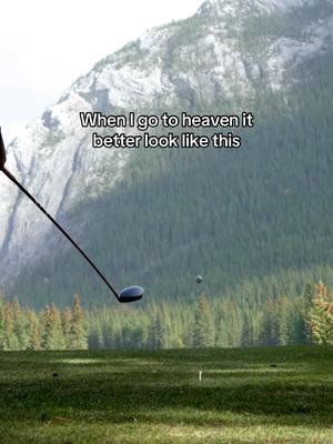 Piping Canada Pix into the Rockies. Where’s your favourite mountain golf course? ⬇️