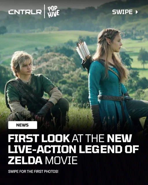 A first look at Nintendo and Sony Pictures’ upcoming live-action ‘Legend of Zelda’ movie just dropped‼️ The film will be released in theaters on May 7, 2027, with Bo Bragason starring as Zelda and Evan Ainsworth starring as Link. Are y’all excited for this⁉️👀 #zelda #legendofzelda #nintendo