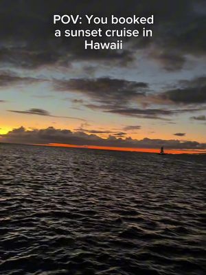 10000/10 would recommend a sunset cruise out here in hawaii. Charter Oahu is the one I booked and they were the best people. Hands down one of the best things I’ve done here. Cpt Bane was one of the most humble and coolest human beings I’ve met. Had a great conversation the whole time. McKenna was very friendly. Great way to end my Sunday. #honolulu #hawaiilife #waikikisunsetcruise #solotravel #sunsetcruise 