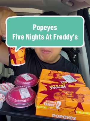 Trying Popeyes FNAF (Five Nights At Freddy’s) Collab for a Food Review! How does it taste? #popeyes #fnaf #foodreview #foodcritic #fastfood 