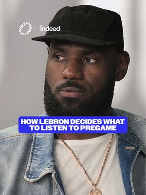 The beautiful game is music to #LeBronJames' ears. 😮‍💨 Find out what artists get him in the zone on THE MAIN THING: presented by @Indeed Out now on our YouTube!