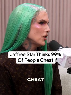 Do 99% of people cheat? @Jeffree Star thinks so, and he says social media and dating apps have made it way easier.  🎙️@thehimandhershow  #monogamy #cheating #jeffreestar #podcastclips 