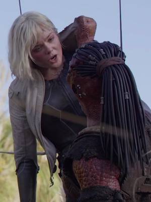 When Dimitrius Schuster-Koloamatangi first walked into his audition to play Dek in ‘Predator: Badlands,’ he had no idea what he was getting into. The New Zealand-born actor knew the casting call he was responding to had described a ‘creature,’ but that was it. His audition was strong, but director Dan Trachtenberg needed more than that—and so Schuster-Koloamatangi went through an ‘American Ninja Warrior’-style obstacle course to prove that he had the physical skills necessary to play the movie’s most essential alien hunter. “The way Dimitrius navigated that course was insane," Trachtenberg tells MH. "The swashbuckle he brought to all the sliding, jumping, leaping, and weapon work was even cooler than the stuntmen. Dimitrius had a special physicality." Proving he had the acting—and physical—chops to take on the lead role in one of the year’s most exciting sci-fi blockbusters was just the beginning, though. Between carrying Elle Fanning around on his back, understanding the language and culture of the Yautja, and way more, there was a ton that went into leading ‘Predator: Badlands.’ At the link in our bio, you can get the full story on how Schuster-Koloamatangi transformed into the ultimate killer of killers. 🎥  Courtesy of 20th Century Studios.