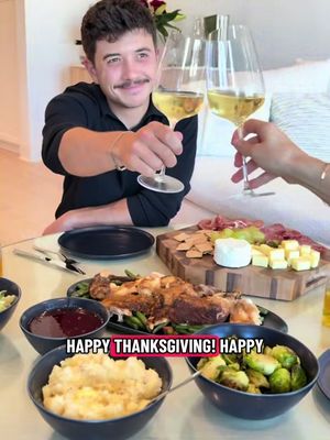 Gathering szn = ON. 👏 Bradley + Natasha hosting Thanksgiving with @Fable + HexClad? Elite. Stock up during our Black Friday/Cyber Monday sale and get your kitchen right before the big feast. 🦃🔥 🎥: @Bradley Steven Perry  #hexclad #fable #thanksgiving 