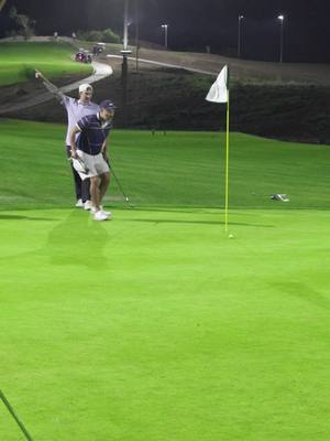 The most electric putt in Grass League history, recreated! #golf #fyp #grassleague #billyhanes 