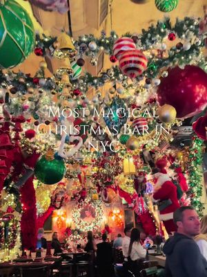 Hey Cousins!  We think we found the most #magical #christmas #restaurant in #nyc ! If you’re looking for a perfect #nycchristmas bar or restaurant look no further than @lilliesvictorian for your    trip ! These   are out of this world 🎄🎅🤶