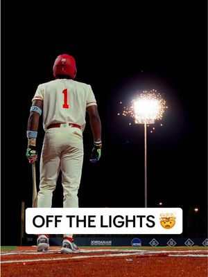 Talk about a light show 🤯 #baseball #homerun #edit 