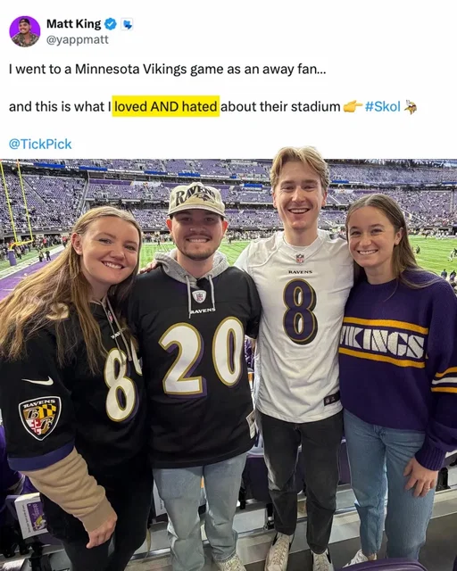 I went to a Vikings game as an away fan to find out how good their game day experience was, here is what I loved and hated about Vikings stadium! #minnesotavikings #skol #nfl #nflfootball #nfltiktok 