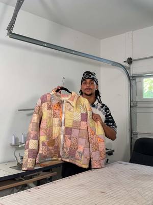 Custom jacket from the quilt shop  #upcycling #sewing #quilt #quilting 