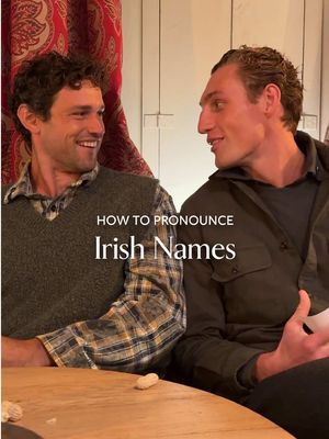 Irish lessons with Aubrey O Mahony and Giacomo Cavalli, behind the scenes of The Holiday Edit.