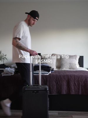 Pack with me 🛄 #packwithme #asmr #asmrsounds #luggagepacking #packing  @nobl travel 