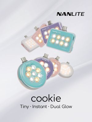 Tiny · Instant · Dual Glow | NANLITE cookie Introducing the new NANLITE cookie and cookie-s LED mini lights — perfect for selfie lovers, travelers, and vloggers who want instantly brighter, better shots. ✨📸 Key Features: 🔋 Plug-and-play design with USB-C power input 💡 Dual-sided lighting: soft light + hard light 📏 Only about 2 inches long and just 21.4g / 0.76oz 🔆 Three levels of brightness and color temperature 🎨 High color accuracy 🟣 Round cookie and 🟪 square cookie-s Available in three fresh colors: Cyan Blue, Lavender, and Coral Pink — so you can mix and match your style! 👝 Take your cookie and brighten every moment. 👉 Learn more at www.nanlite.com #nanlite #nanlitecookie #nanlitecookies #contentcreator #photography #contentcreation #youtuber #vlog #iphone #makeuplighting #photographygear #videolighting #creativelighting
