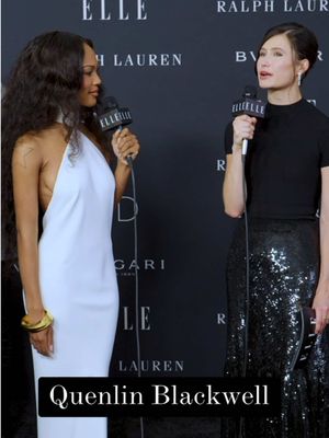 What do women do better than men in Hollywood? "Everything. No shade. All love, peace and a hug," according to @quenblackwell #ELLEWIH