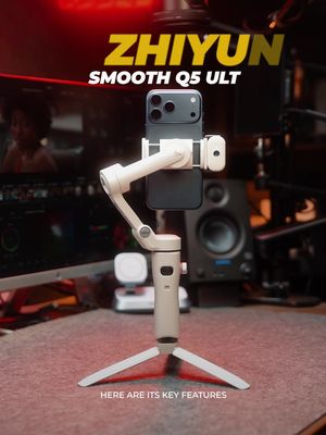 If you encounter camera shake issues when taking photos with your phone, this is the solution🤗 🤳Zhiyun Smooth Q5 Ultra #ZhiyunSmoothQ5 #zhiyun #SmoothQ5Ultra#HeyCami #phonegimbal