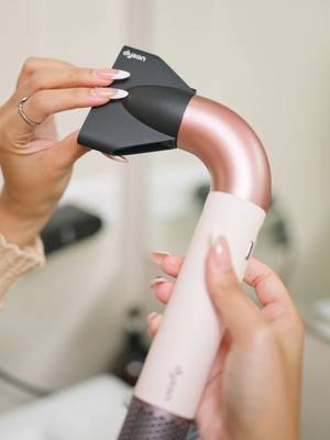 Experience lightweight power with the Dyson Supersonic r™. Five intelligent attachments engineered for efficiency and precision. #DysonPH #DysonBeauty #DysonSupersonicR #hairtok #essentials