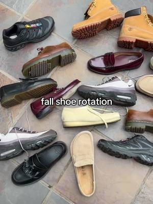 fall shoe rotation #mensfashion #fashiontiktok #sneakers #loafers #fallfashion 