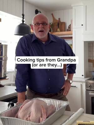 We always knew grandpa was so smart! 💡🦃 #turkeytips #thanksgivingcooking #holidayrecipe #familyrecipe #thanksgivingturkey