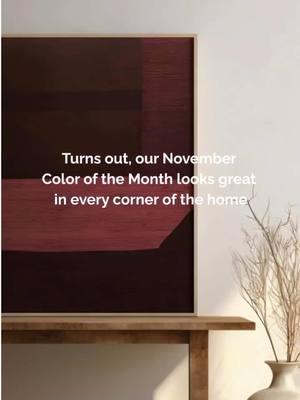 And just like that, we're over halfway through November. 🫢 But our Color of the Month will make your home feel warm and welcoming all season long. Learn how at the link in our bio!