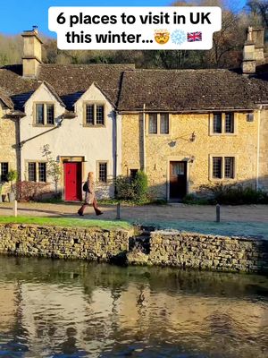 6 places to visit in the UK winter ❄️😍 #uk #uktravel #edinburgh #uktiktok #traveluk 