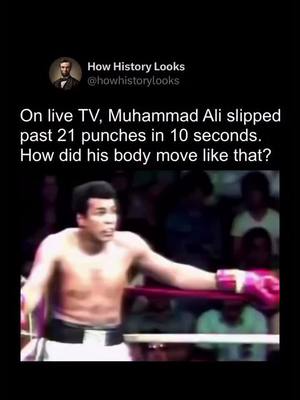 Float like a butterfly sting like a bee 🔥 (h/t howhistorylooks/IG) #muhammedali #boxer #boxing 