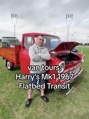 from rotten to rare 👀 the 1967 mk1 flatbed got the ultimate glow up #forduk #fordtransit #vantours #transit60